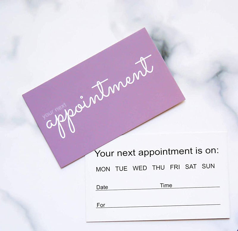 RXBC2011 بطاقات تذكير بالمواعيد RXBC2011 عبوة من 100 (بنفسجي) - Image 2